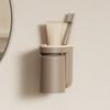 Wall Mounted Toothbrush Holder Multifunctional Hole Free Hanging Toothbrush Holder Storage Rack