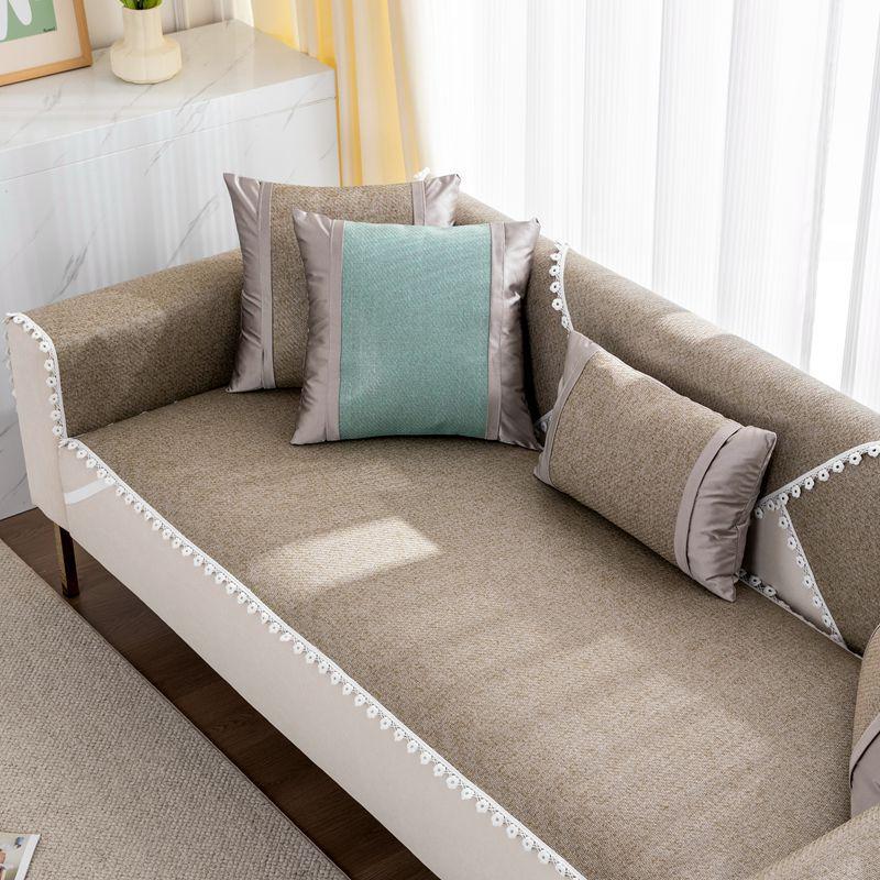 

Коврик из ротанга, диванная подушка, летняя ледяная подушка, ледяной шелк, летний коврик, нескользящий кожаный чехол для дивана, летний тканевый чехол 60*60cm