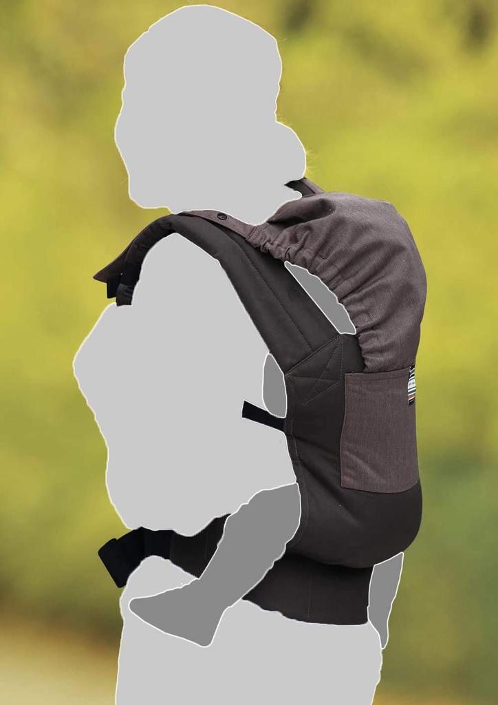 Nippon Atex Carry Free 2WAY Pas biodrowy Nosidełko do noszenia dziecka z pasem biodrowym, które można używać do noszenia przodem i na plecach Granatowy 01-103