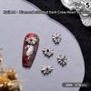 10 Stücke Halloween Element Nagel Diamant Menschlicher Schädel Spinne Form Diy Charms Dekoration Persönlichkeit Stereoskopischen