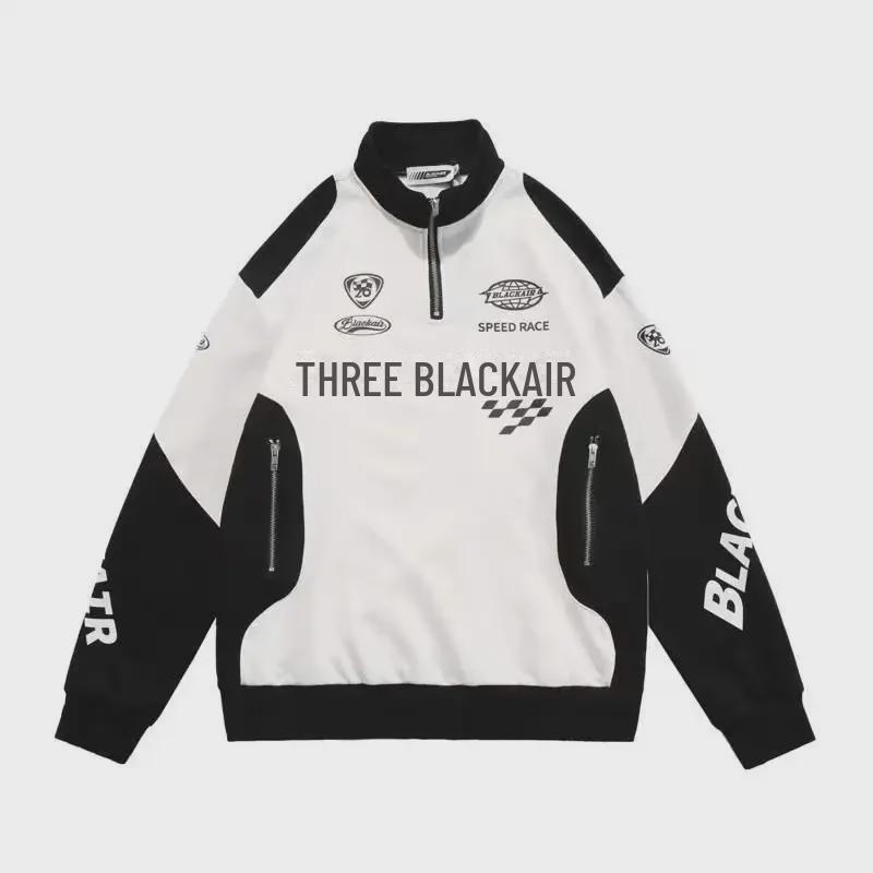 

Мужская повседневная толстовка с капюшоном в японском стиле с принтом на спине – модный весенний топ XL белый