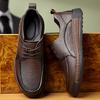 Official Website Hot Selling Men's Leather Casual Shoes Breathable Outdoor Oxford Shoes Frenulum Classic Men's Business Shoes