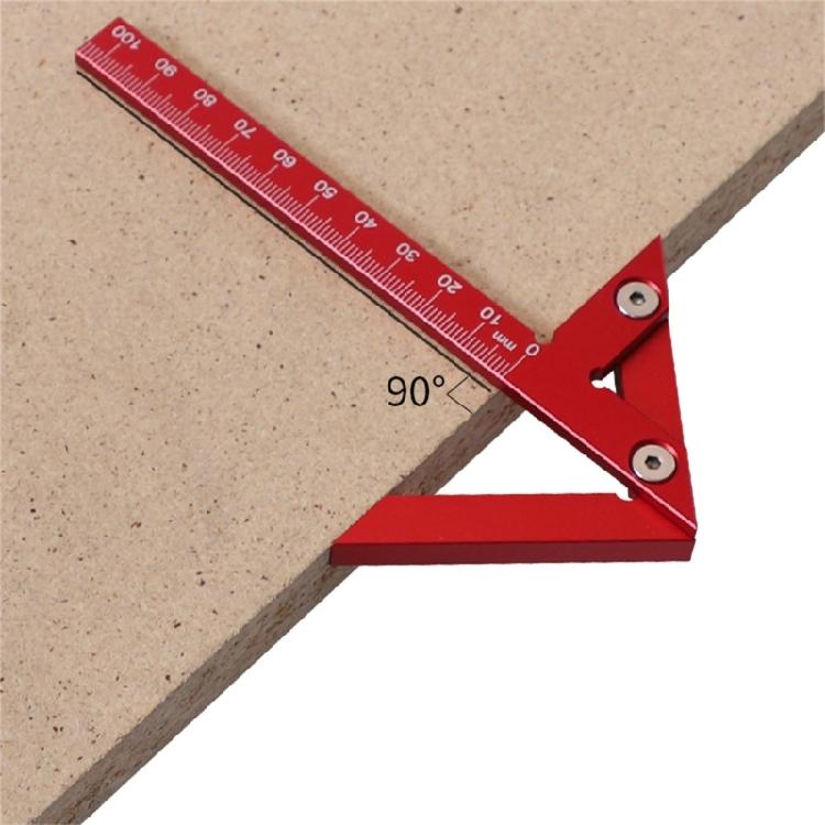 Carpenter Rule Aluminum Alloy Woodworking Center Scribe Square Center Scriber