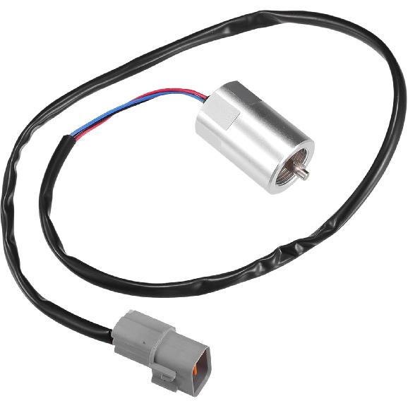 Motoforti Automatic Transmission Input Speed Sensor, Vehicle Speed Sensor, for Mitsubishi Fuso Truck, Plastic, Black Silver Tone