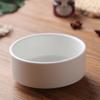Four-inch White Ceramic Straight-sided Japanese Soup & Rice Bowl