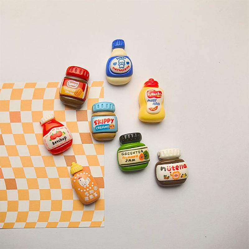 8PC Refrigerator Magnets Home Cooking Enthusiasts Creative Spice Bottle Fun Animal-Shaped