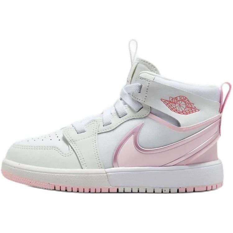 Air Jordan 1 Mid Rm Easyon Ps White Flame Red Pink FQ1282-101 35