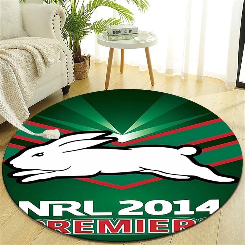 1pc Football Team (16) Design Printed Area Round Carpet for Bedroom Living Room Home Decor Rugs Mat Non Slip Mat Rug for Bedside