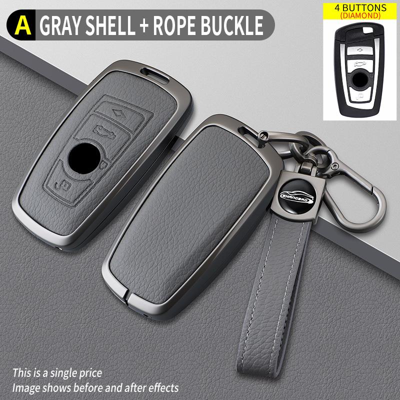 Zinc Alloy Car Key Case Cover Shell Holder Fob for Bmw F20 F30 G20 F31 F34 F10 G30 F11 X3 F25 X4 I3 M3 M4 1 3 5 Series Accessory
