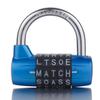 5-Digit U-Shaped Mechanical Combination Padlock