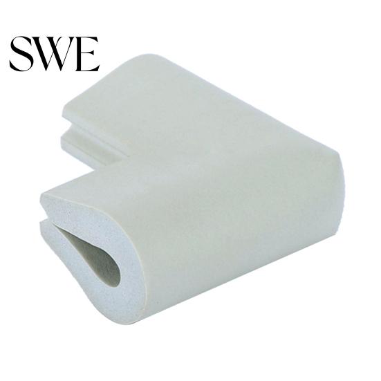 Desk Corner Protector Cover U-shape Safe NBR Rubber Edge Guard for Rectangular or Square End Table