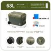 Insulation box commercial stall small refrigerator, wheeled truck ice bucket, outdoor camping