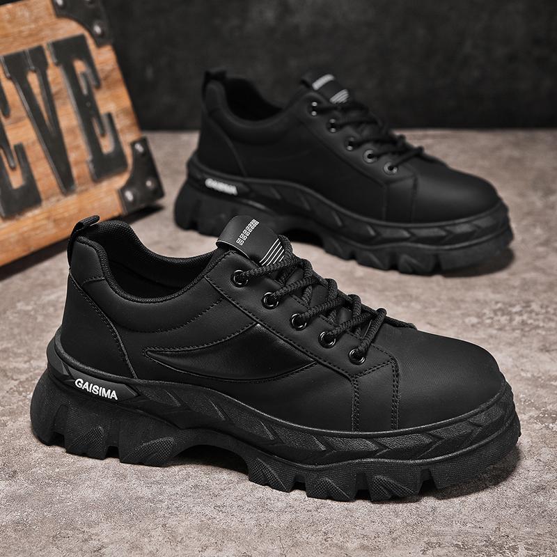 Nové Pánské Klasické Módní Nízké Tenisky na Skateboarding s Tlustou Podrážkou Pohodlné Měkké Podrážky Basketbalové Tenisky