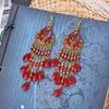 Bohemian Long Tassel Earrings For Women Bead Handmade Tassel Earrings Boho Gold Color Drop Dangle Jewelry Boucle Oreille Femme