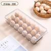 Egg Storage Box with Lid, Food-Grade Plastic, Kitchen Refrigerator Organizer