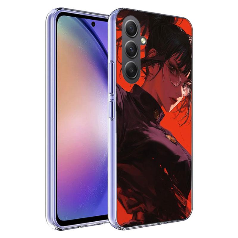 Maki Zenin Jujutsu Kaisen Phone Case for Samsung A17 A37 A57 A07 A16 A26 A36 A56 A06 A02S A12 A22 A32 A52S A04S A14 A24 A34 A54