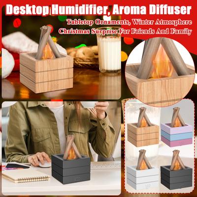 Desktop Humidifier, Oil Diffuser, Aroma Diffuser, Tabletop Ornaments, Winter Atmosphere,Christmas Surprise For Friends And Family