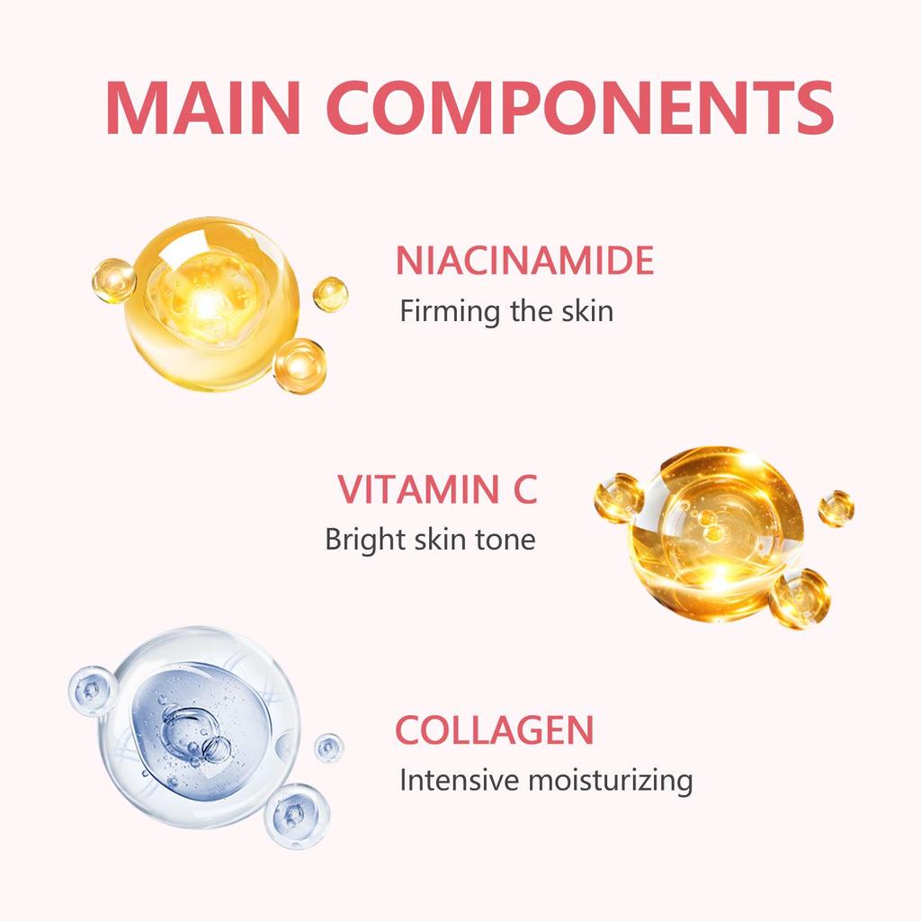Vitamin C Niacinamide Cream-Brightens And Evens Skin Tone-Intense Hydration-Plums Up The Skin-100ml