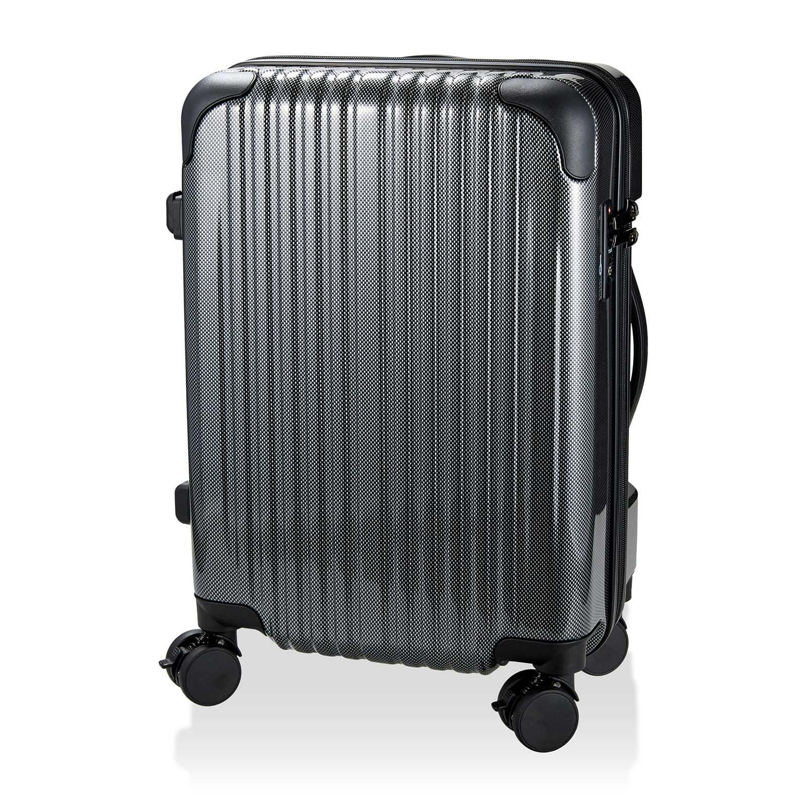 

Sifre Hard Zipper Suitcase, Small, ESC2311-S, Carbon Black