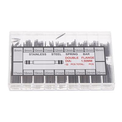 360Pcs 8-25Mm Watch Band Link Pins Spring Bars Band Strap Link Remover Repair Kit Stainless Steel Watch Pins Repair Tools Set