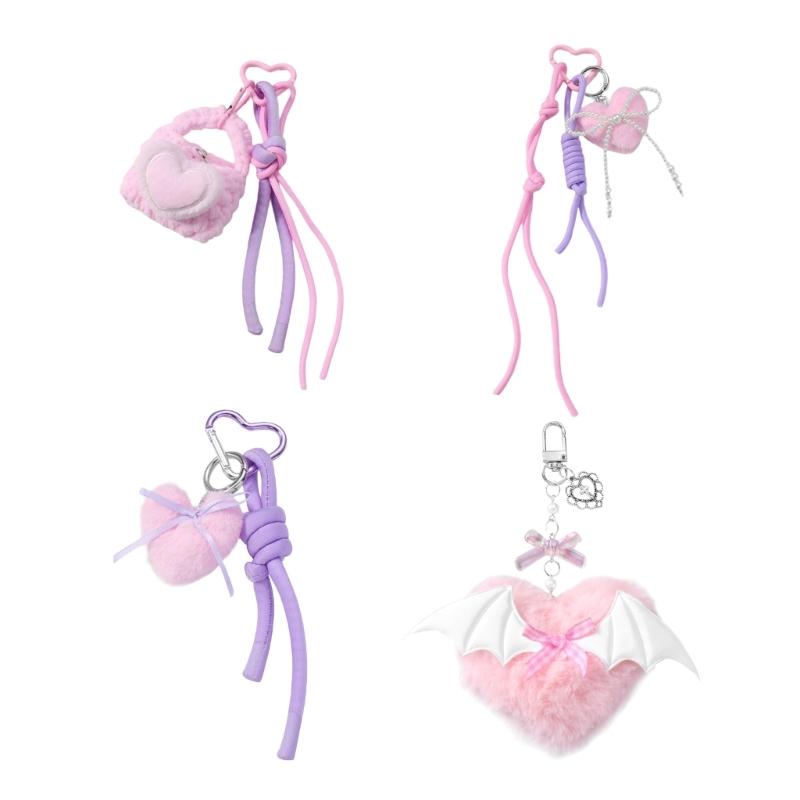 Stylish Lovely Love Heart Phone Case Fashion Keychain Multifunctional Great for Everyday Use and Travel Casual Wear
