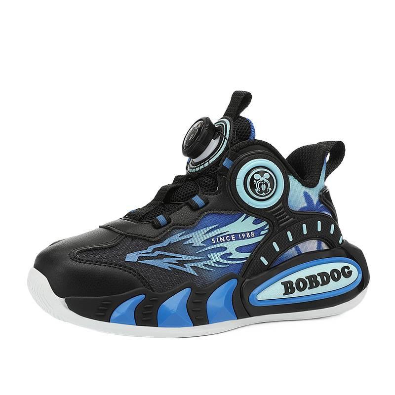 Babu Bean Classmate Boys Sneakers 2025 New Spring and Autumn Mesh Breathable Boys Older Children's Basketball Shoes