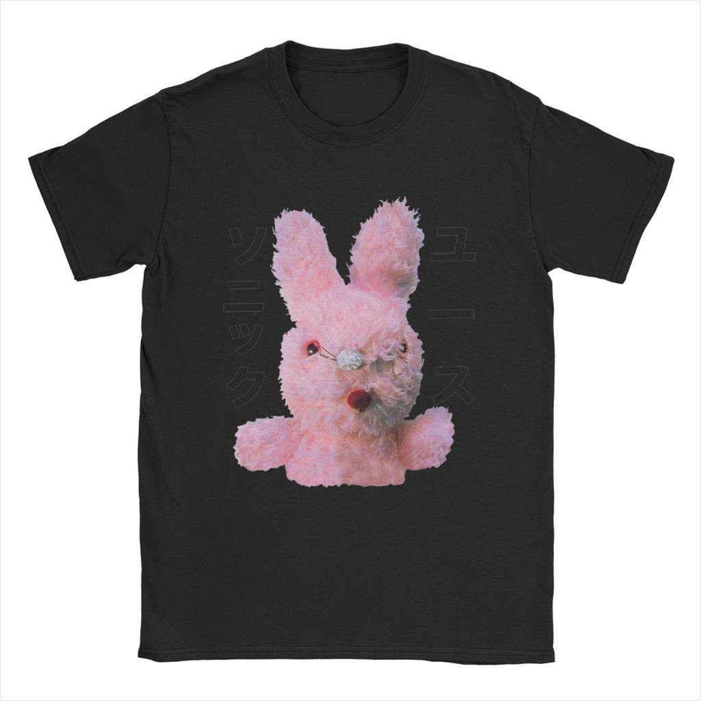 Dirty Bunny Japanisches Sonic Youth Herren T-Shirt Lässige T-Shirts Kurzarm Rundhals T-Shirt Baumwolle Geschenkidee Oberteile