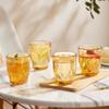 VISIONS CUP90 Diamond Heat-Resistant Glass Cups, 4-Piece Set