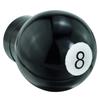 Lunsom Shift Aluminum Gear Shift Compatible with Automatic and Manual Black 8-Ball Knob, Lever, Cars,