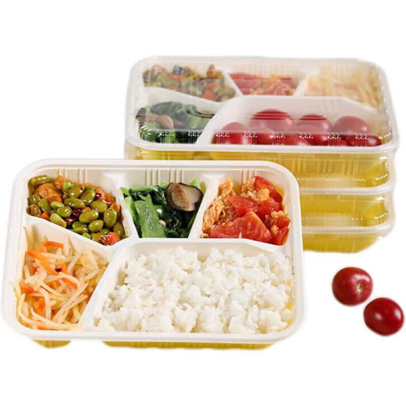 Eco-Friendly 5-Compartment Disposable Lunch Box