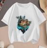 Hot Sale Plants Vs Zombies 2D Cartoon Print Casual Summer Short Sleeve T Shirt 2026 For Children Teenagers Boys Girls