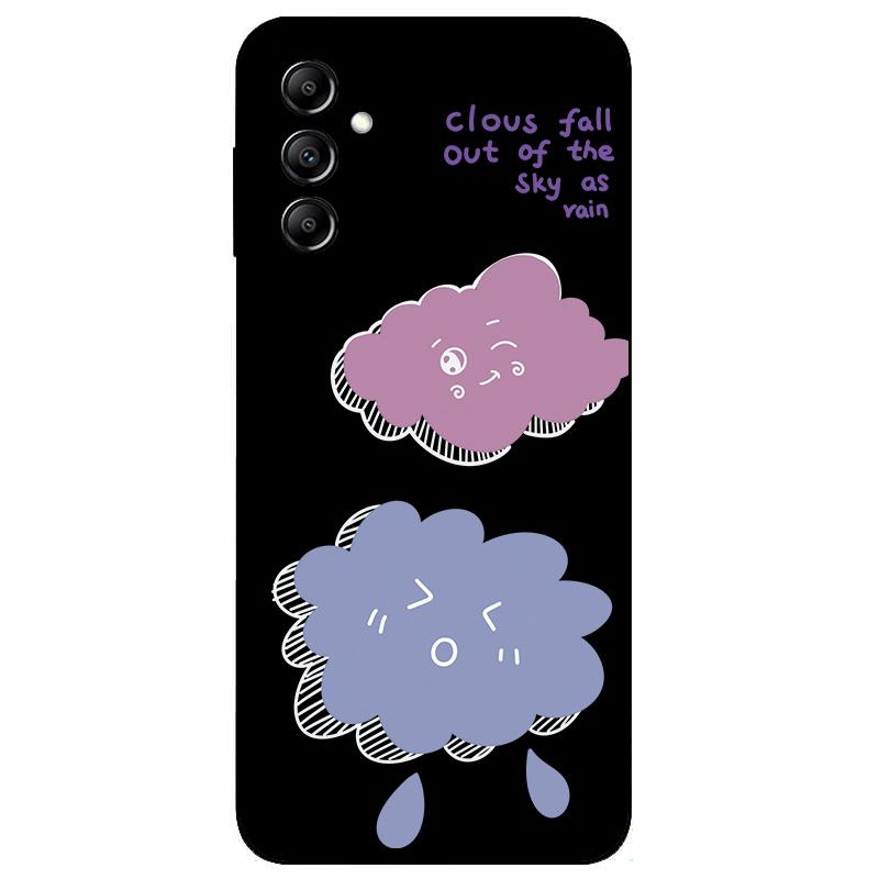 For Samsung A14 4G A 14 M14 5G Case Painted TPU Soft Silicone Black Funda for Samsung Galaxy A14 A145F Bumper GalaxyA14 M 14 Bag