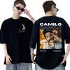 Rapper Camilo Tour Album Graphic Cover TShirt Men Clothing Pop Music Cotton TShirts ONeck Short Sleeve Top Summer Streetwear