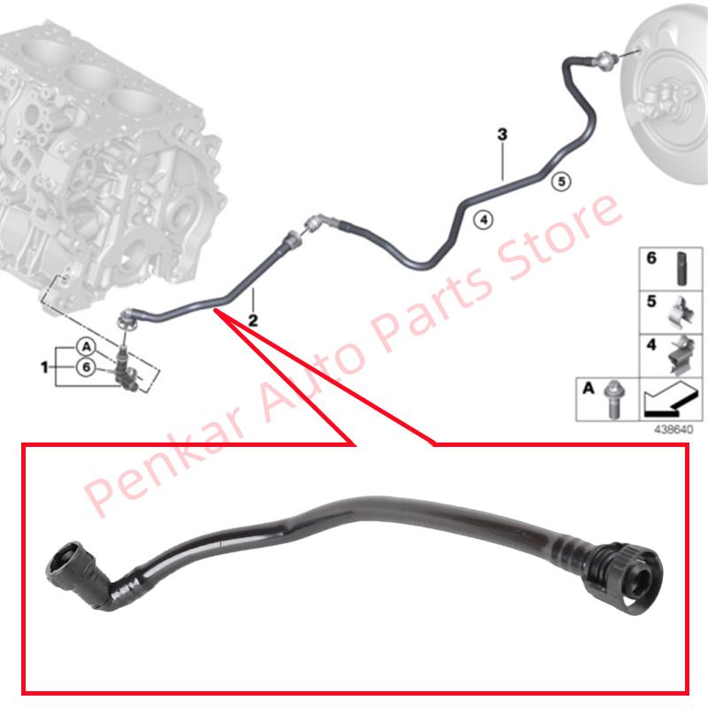 11668513331 Vacuum Pipe Fit For BMW F52 F45 F46 X1 F48 F49 MINI F54 F55 F56 F57 F60 COOPER S ONE JCW ALL4 B38 B48
