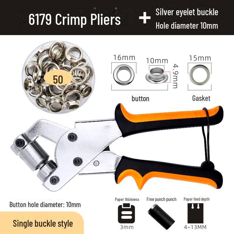 Air Eye Installation Pliers Set with Display Stand, Printing Cloth, and Press Buckle for Posters