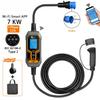 7KW 32A EV Portable Charger Type2 EVSE Charging Box Electric Car Charger CEE Plug Electric Vehicle Charger
