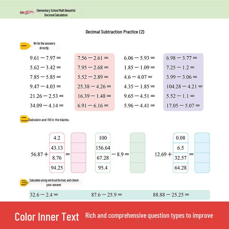 Primary School Math Training: Unit Conversion & Simple Equations - 6-Volume Practice Set