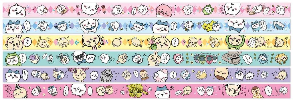 Ensky Chiikawa Masking Tape Box 6 18 Packs Product, Types,
