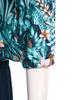 S-XXL Women Alzheimer Elderly Anti-Strip Adaptive Printed Jumpsuit V Neck 3/4 Sleeve Wide Leg Back Zipper Nursing Rompers for Special Needs