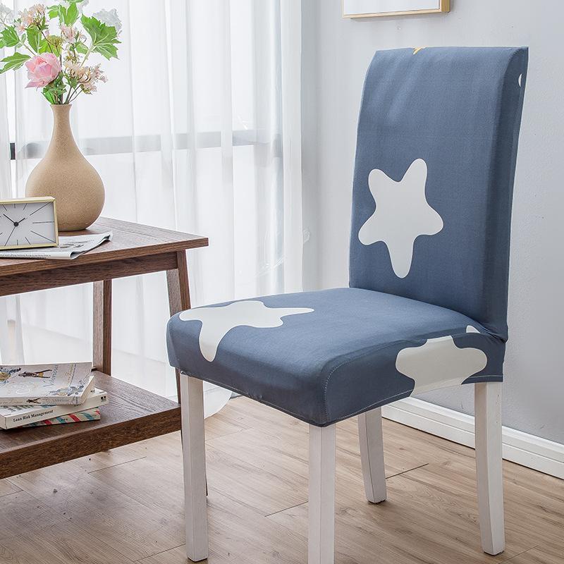 High Elastic Household Chair Cover One-piece Dining Table Chair Cover Chair Cover Fabric Four Seasons