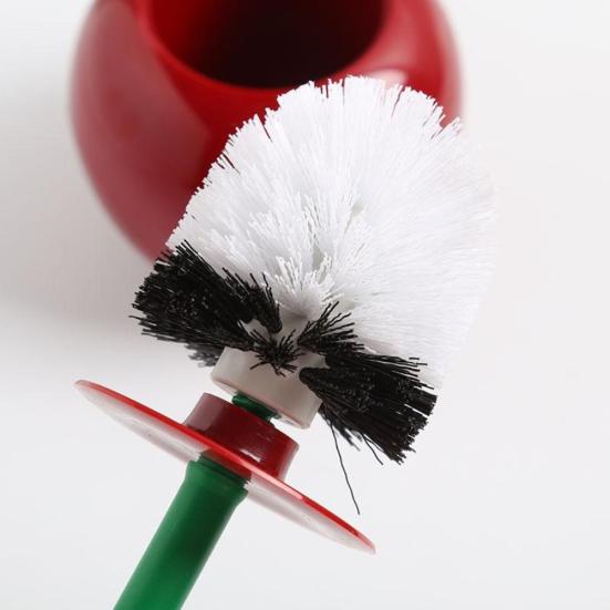 Lovely Cherry Shaped Toilet Brush Lavatory Cleaning Tool Bathroom Home Accessory
