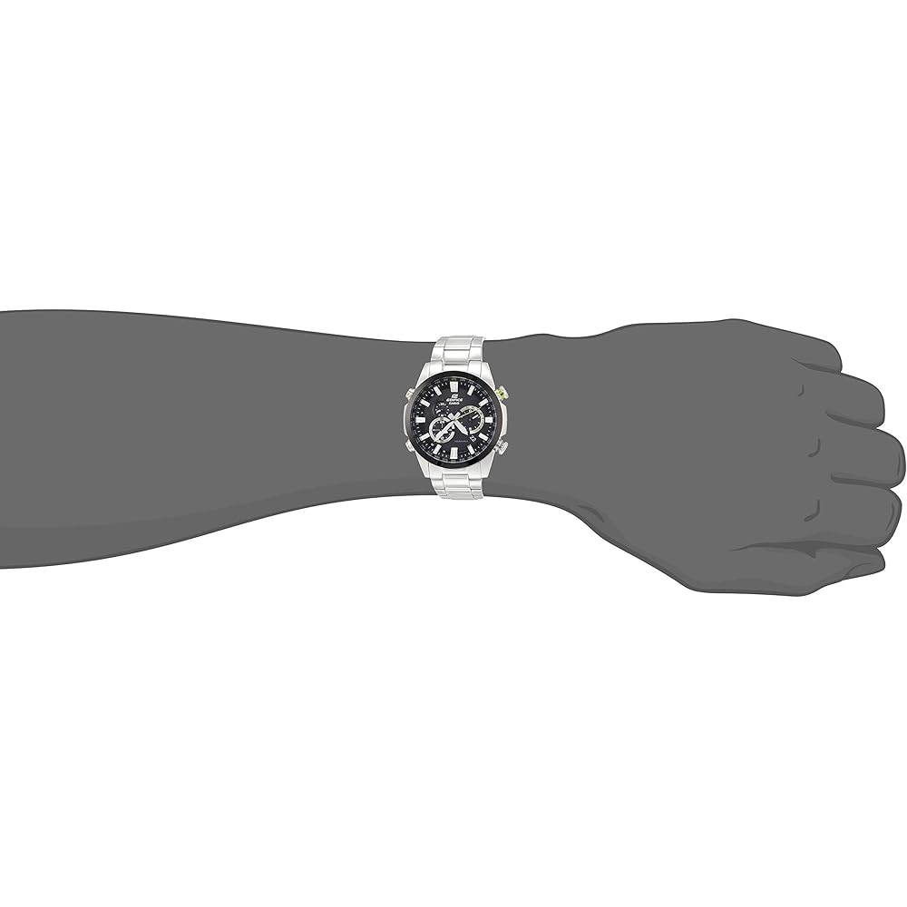 Casio Edifice EQW-T640DB-1AJF Men's Radio Solar Watch Stainless Steel Black Dial