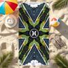 fashion art LOGO LUXURY h-hurleIES Towel Large Quick-Drying Microfiber soft Beach Towel for Travel Fitness Sauna Bathing Camping