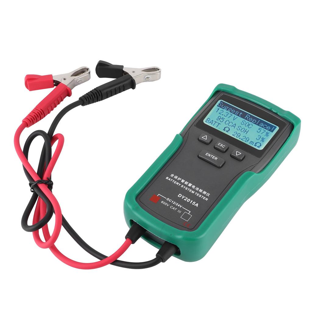 12V?24V Car Battery Tester Tool Voltage Load Test Digital Battery Capacity Checker Electrical