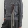 Alloy Tassel Chain Brooch Exaggerated Water Droplet Tassel Clothing Tie Pin Necklace Jewelry