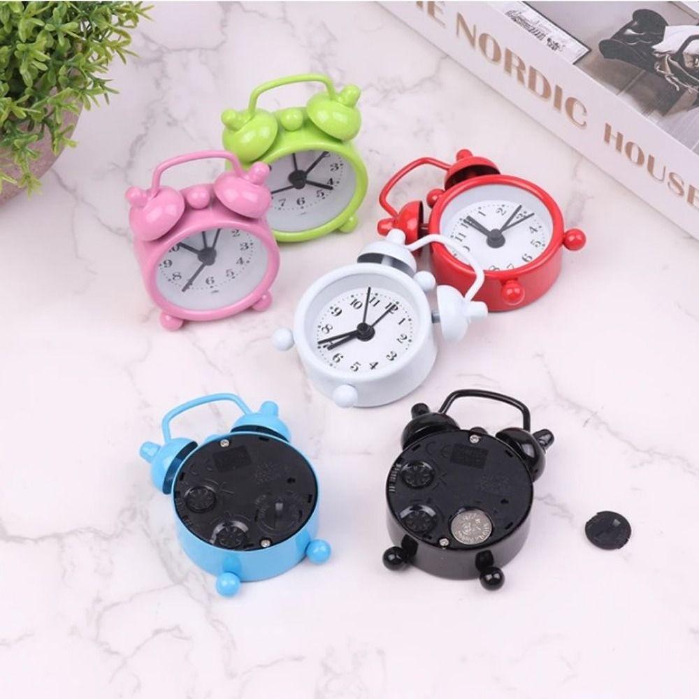 Classic Bedside Alarm Clock Simple Small Table Clock Multi-purpose Mini Alarm Clock  Bedside