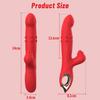 Adult Dildo G Spot Vibrator with 5 Rotating Modes and 2 Motors 10 Vibration Modes and Sliding Mode with Beads Rabbit Vibrators Female Sex Toys