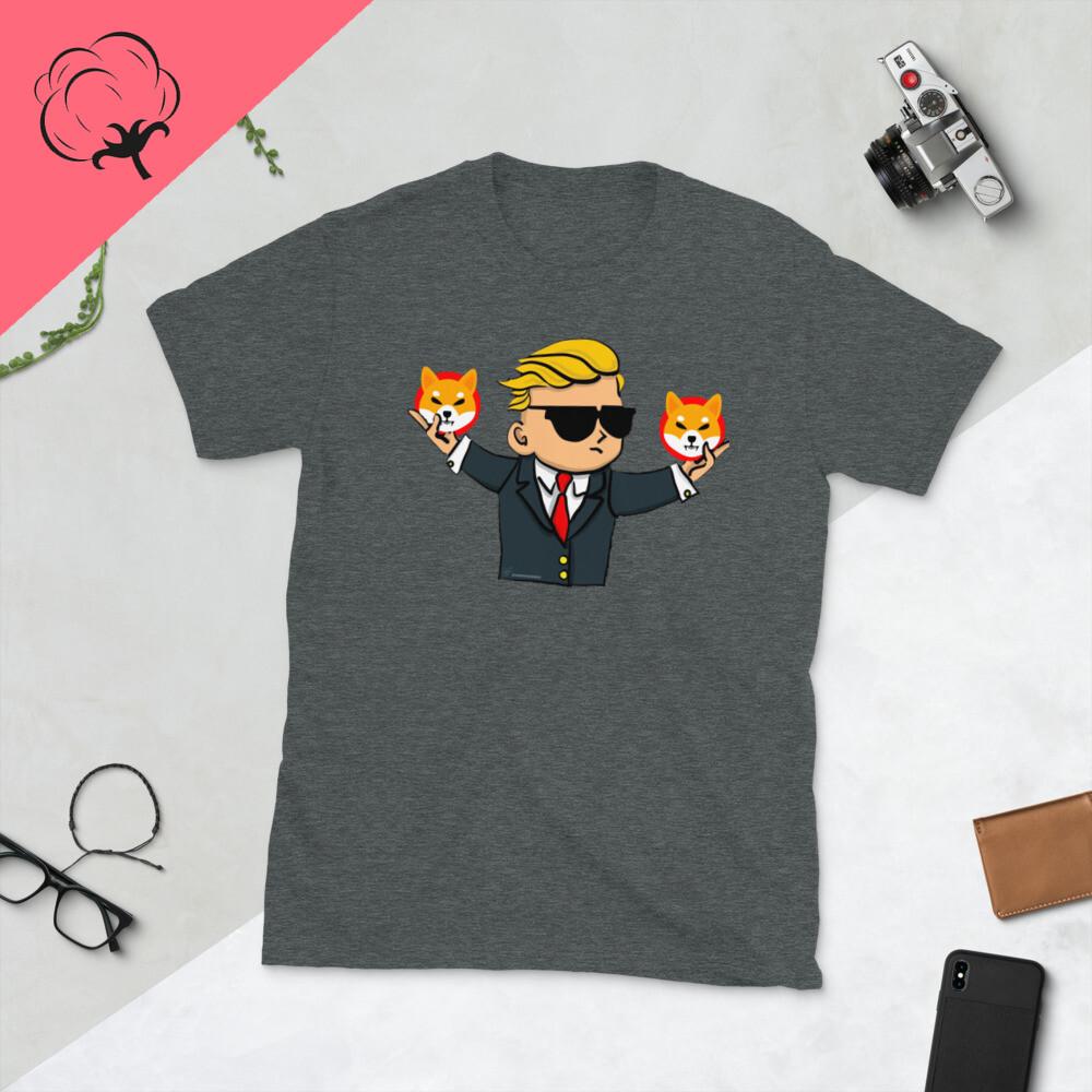 Shiba Inu Diamond Hands T Shirt Casual Funny Shiba Inu To The Moon Graphic Shirts Pet Lover Tee Camisa Cotton Crewneck Clothes S