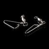 5/10pcs Durable Solid Ring Size 0# To 8# Rolling Swivel Heavy Duty Ball Fishing Snap Connector with Pin Bearing Barrel