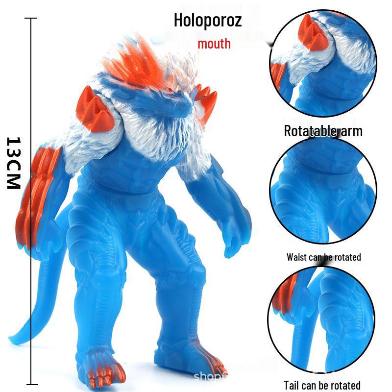 Compact Ultraman Monster Unbreakable Soft Vinyl Toy